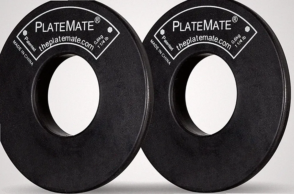 1.25 Pound Donut Weight Plate Pair of Micro Loading Plates for Strength Training