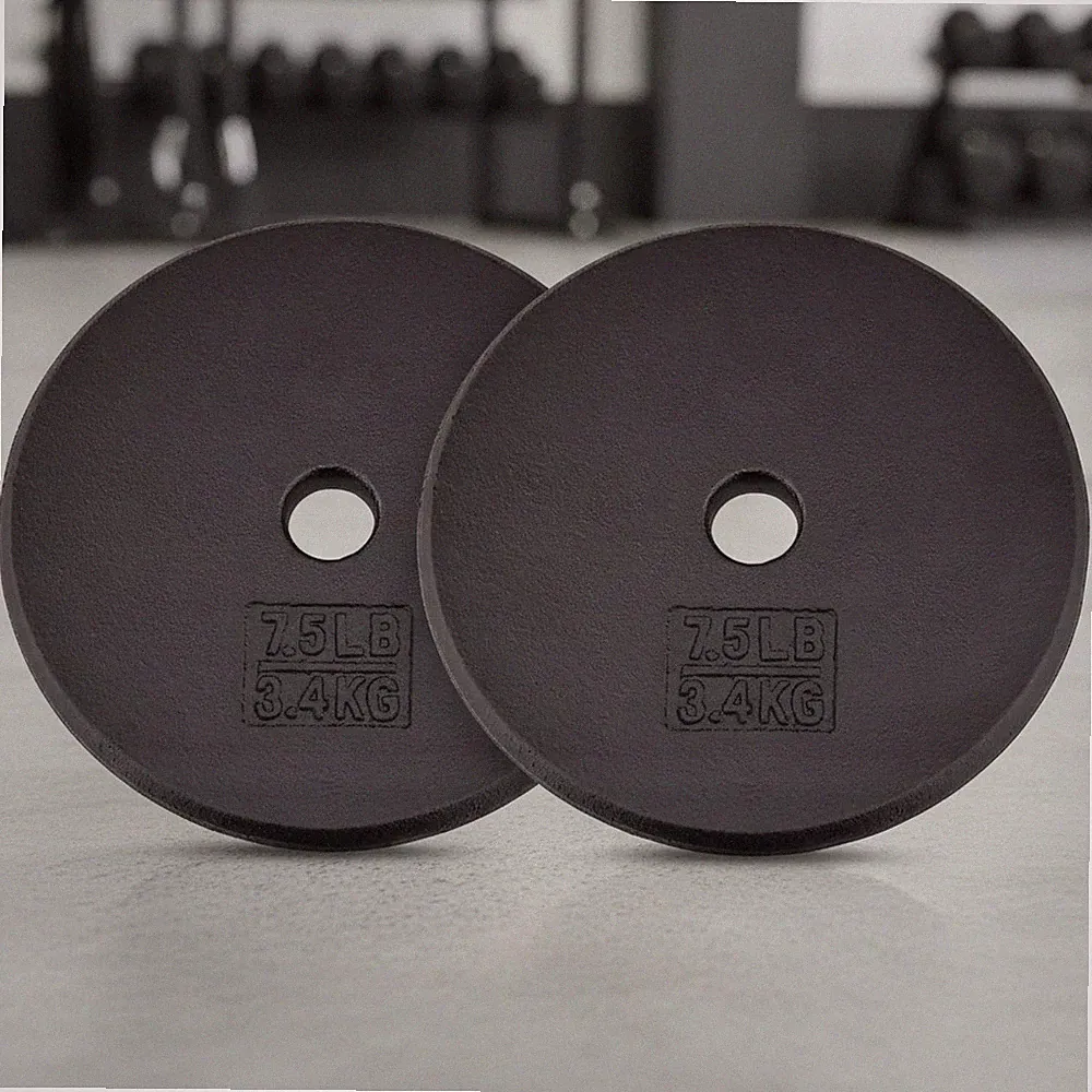 1-inch Cast Iron Weight Plates for Dumbbells – Standard Weight Disc Plates, 7...