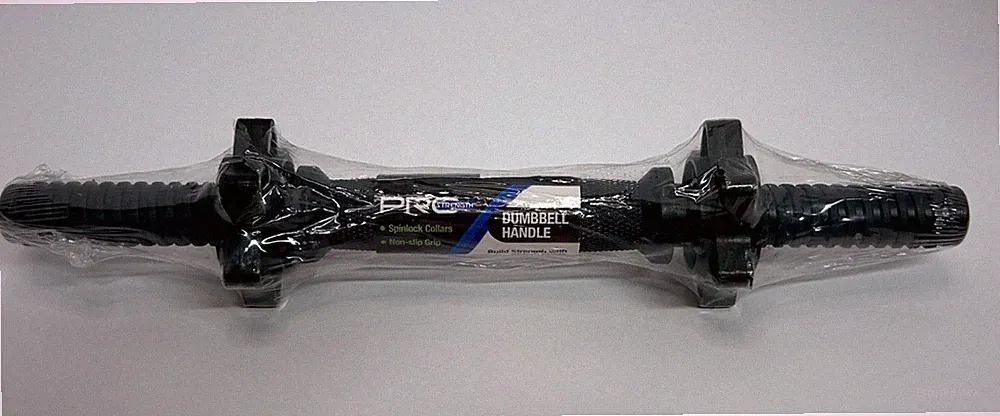 (1) One PRO Strength 14 in. Adjustable Spinlock Home Gym Dumbbell Handle NEW