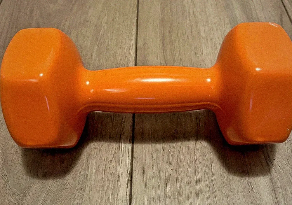 10 lb Hand Weight SPRI Dumbbell One Vinyl Coated Fitness Equipment Home Gym