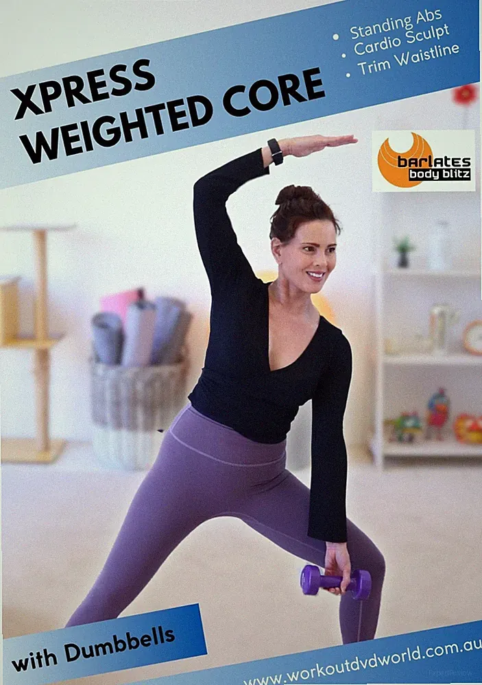 10-Min Standing Abs Workout DVD | Core Sculpt with Dumbbells | Flat Stomach!