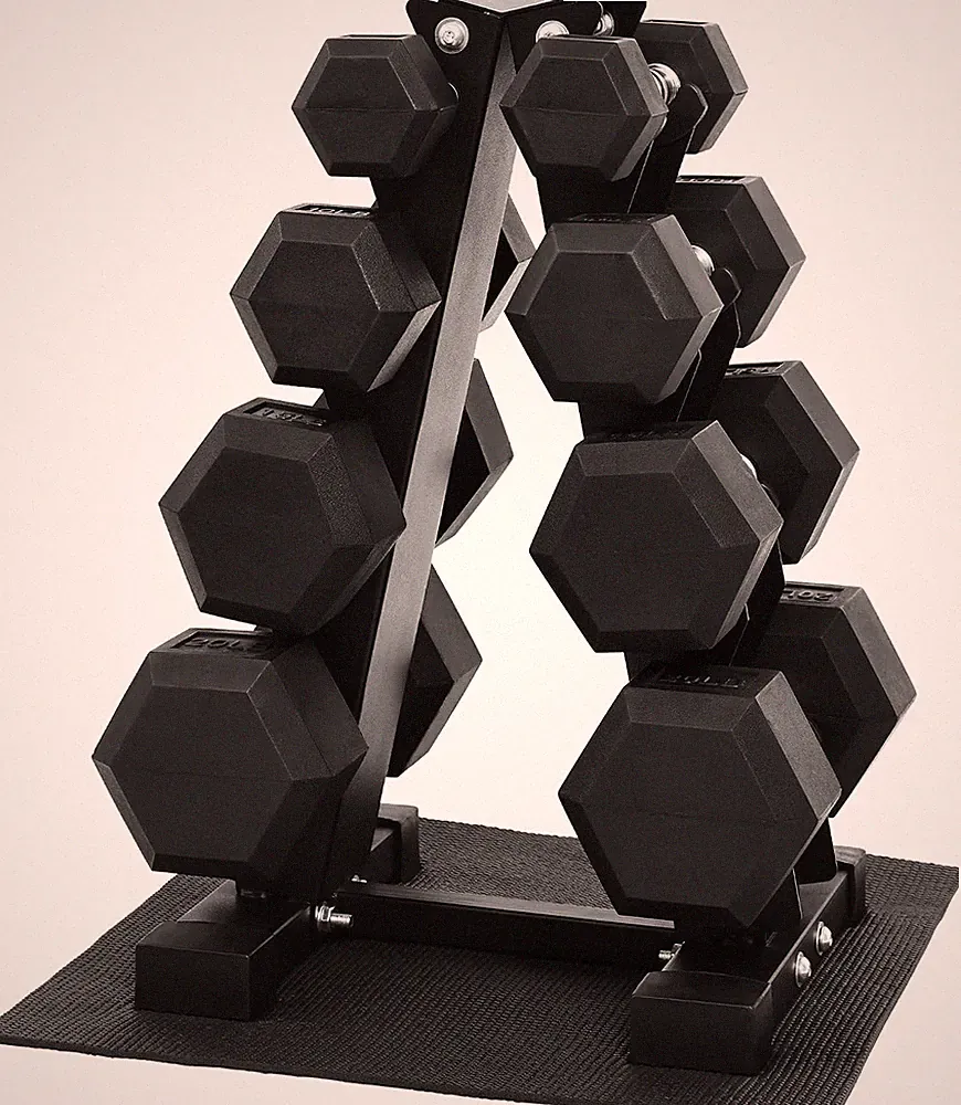 Cast Iron Set with Rack