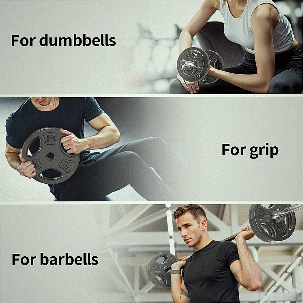 100LB Black Cast Iron Standard Weight Plate Sets, Used as Both Dumbbell and B...