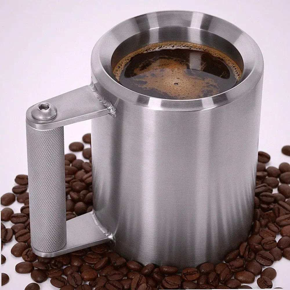 10kg Stainless Steel Dumbbell Cup Wear Resist Extra-Heavy Water Cup Home Use