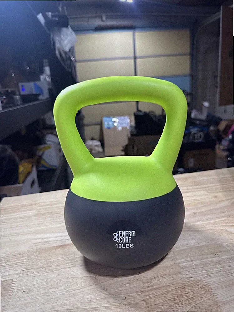 10LB Energi Core Kettlebell Weight Workout Exercise Gym Fitness Plastic/Rubber