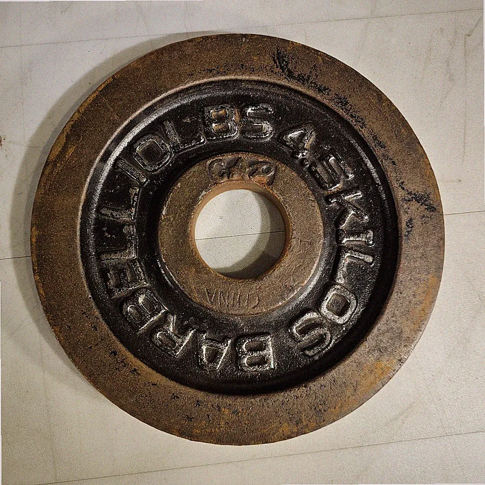 10lbs Olympic CAP Barbell 2" Cast Iron Pre 4.5 Kilos CHINA