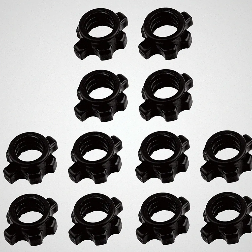 12Pcs Dumbbell Bar Barbells Screw Clamp Dumbell Weight Lifting Fitness6709