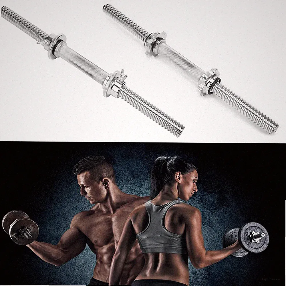 14-20'' Dumbbell Bar Dumbbell Handles Home Gym Strength Training Spinlock NEW