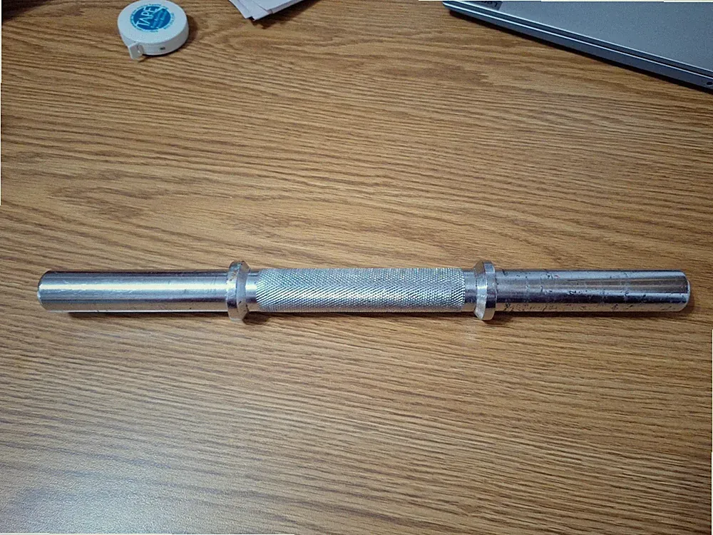 14" Dumbbell Handle Weight Bar Weight Lifting Metal Dumbell Chrome