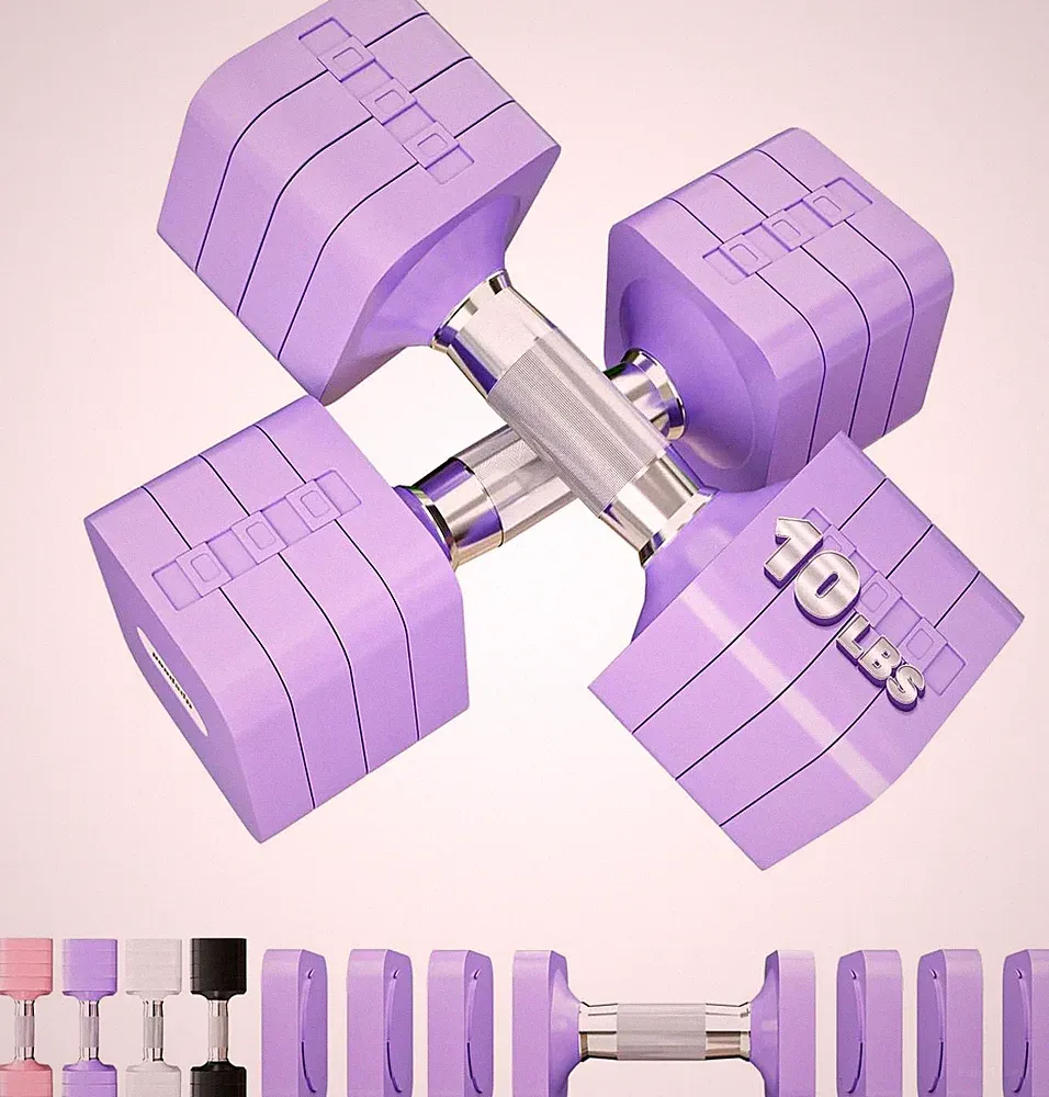 15-50LB Adjustable Dumbbell Set for Home Gym Workout