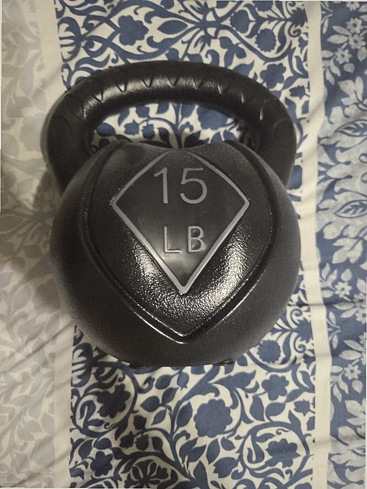 15 Pound Dumbell No Damage Good For Working Out Helps Build Muscle