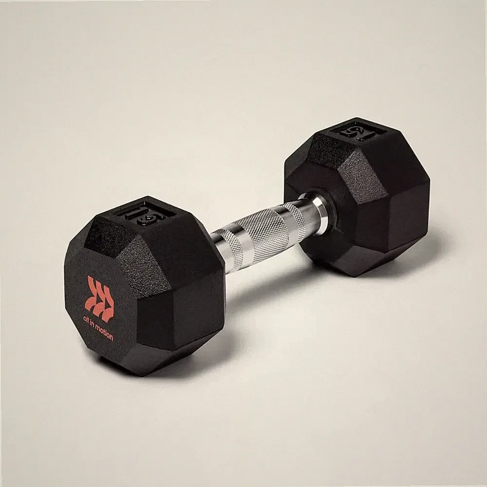 15LBS ALL IN MOTION - ALL IN MOTION HEX DUMBBELL