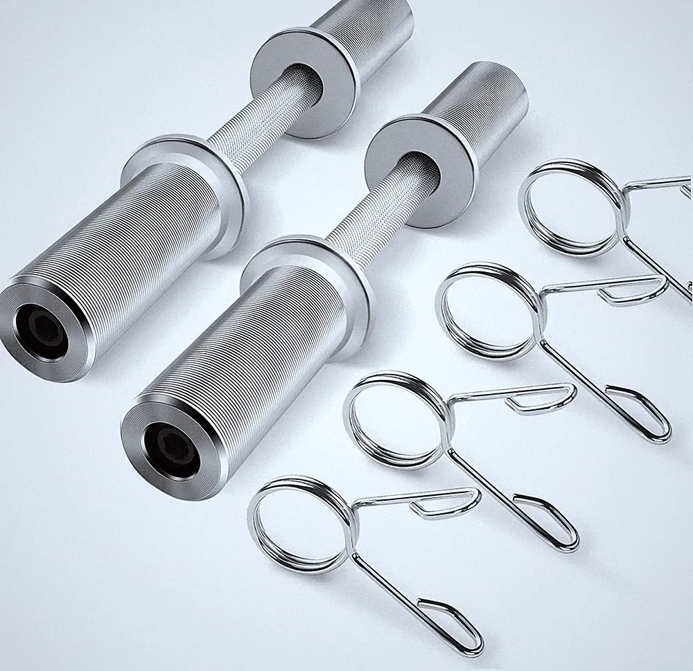 16"/20" Olympic Dumbbell Handles: Loadable Dumbbell Bars, Heavy Duty Weightlifti