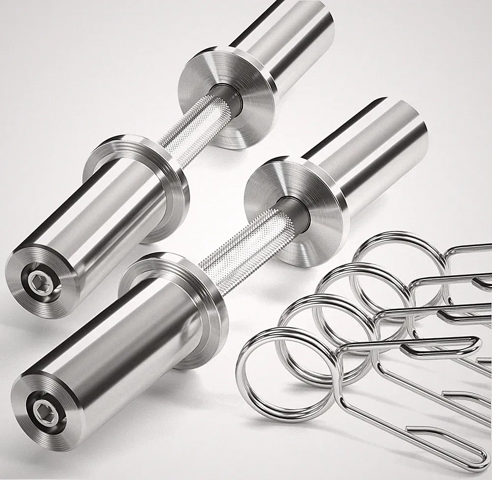 16 inch Olympic Dumbbell Handles, 150LBS Weight Capacity Steel Dumbbell Handles