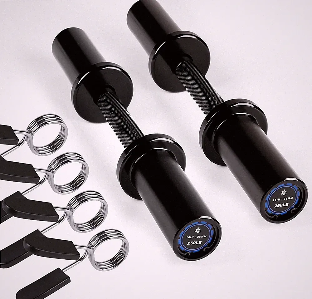 16"Loadable Dumbbells Pairs Olympic Dumbbell Handle/Bar Strength Training