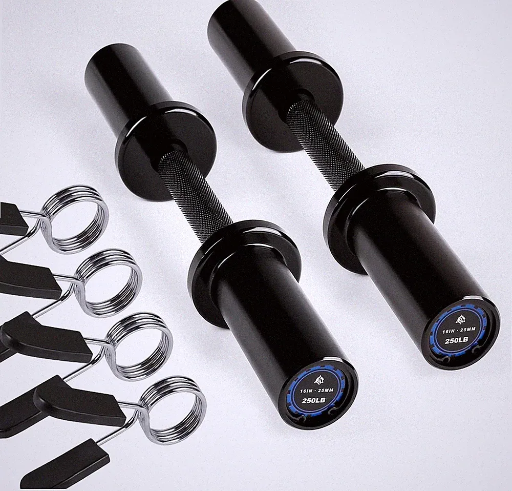 16" Loadable Dumbbells Pairs Olympic Dumbbell Handle/Bar Strength Training