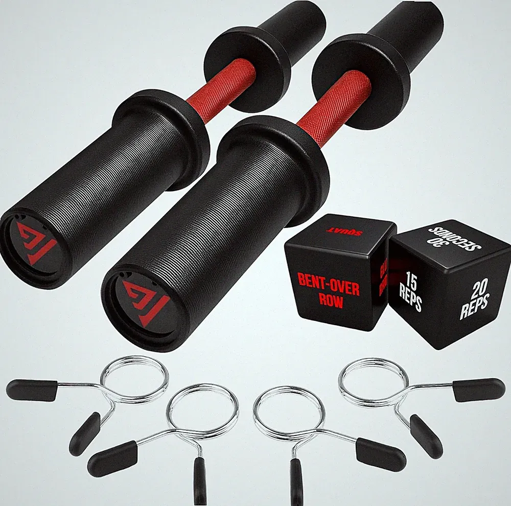 16" Olympic Dumbbell Handle, Loadable Dumbbells for 2-inch Olympic Weight