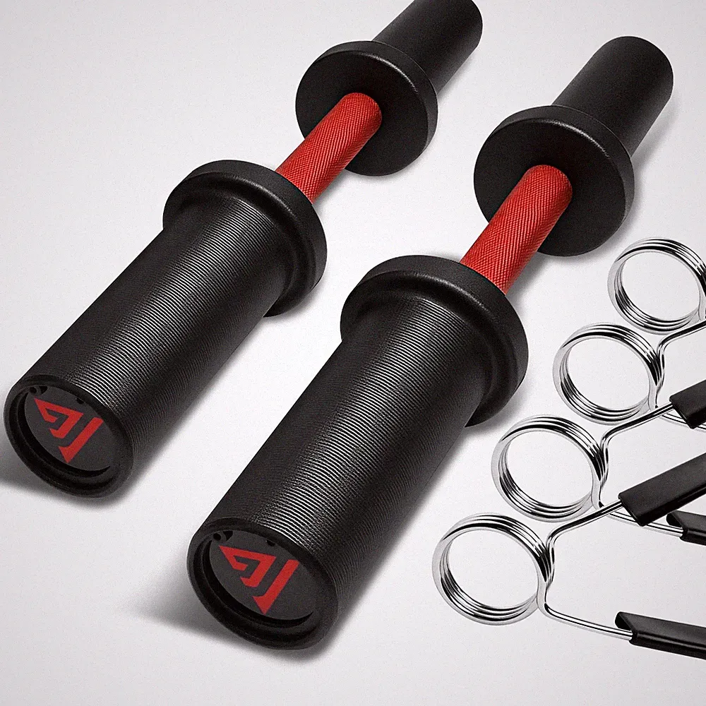 16" Olympic Dumbbell Handle, Loadable Dumbbells for 2-inch Olympic Weight Pla...