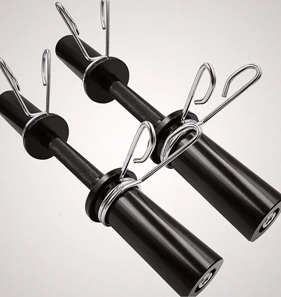 16" Olympic Dumbbell Handles Loadable Dumbbells Bar Set 2" Standard Plates