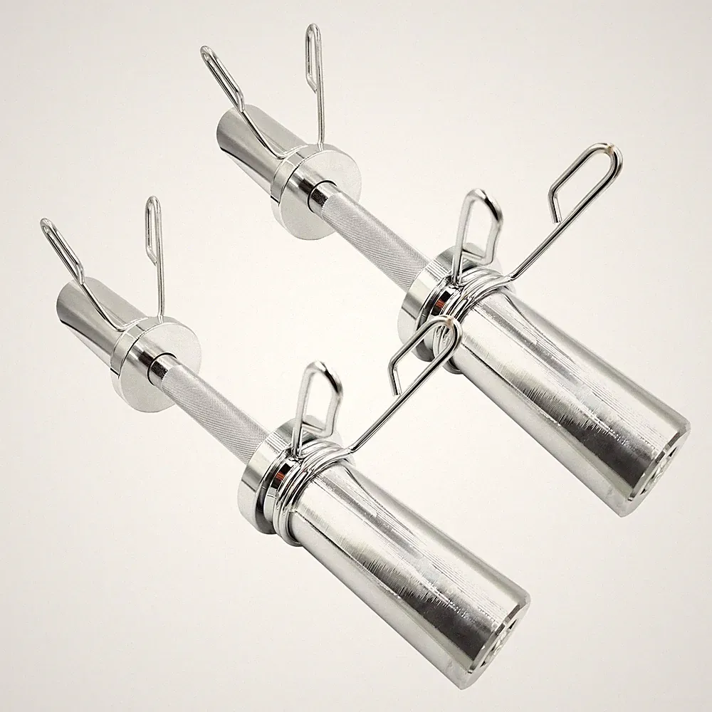 16" Olympic Dumbbell Handles Loadable Dumbbells Bar Sets 150LBS Weight Capaci...