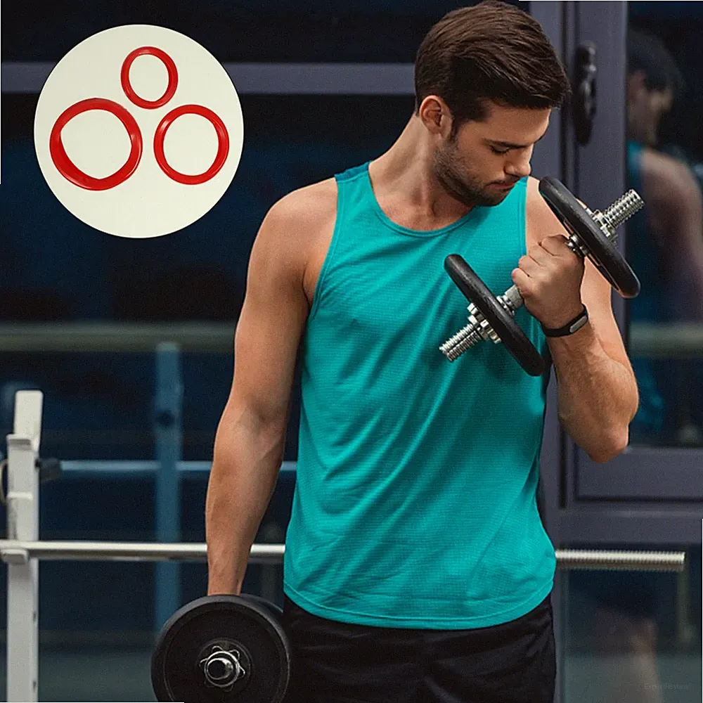16Pcs Silicone Dumbbell Protectors Detachable Dumbbell Sleeves Non-slip Guards