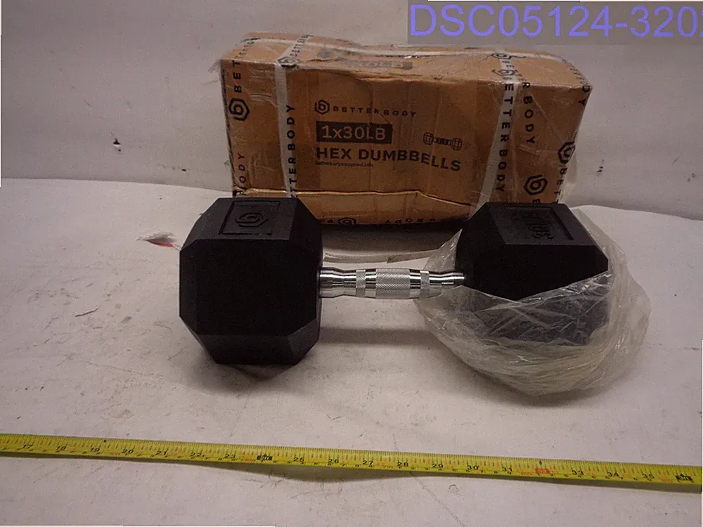 1x30LB: Betterbody Hex Dumbbell