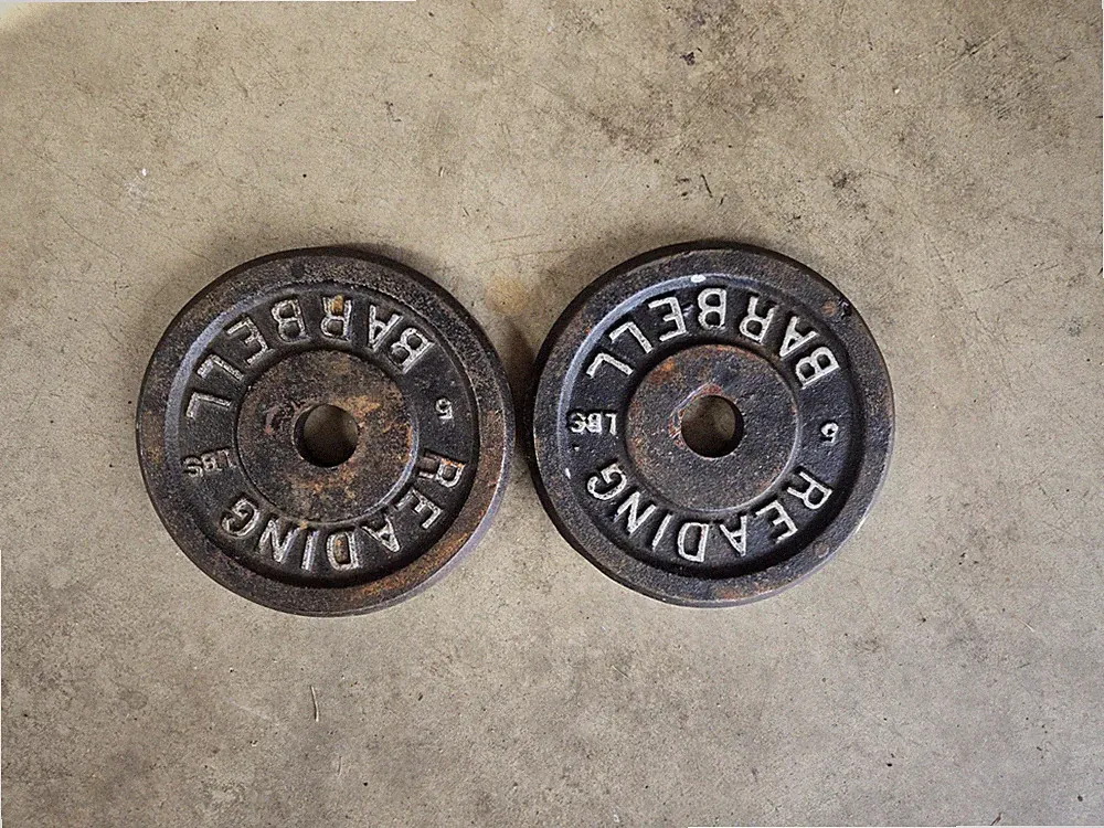 2 -5 BARBELLS WEIGHTS