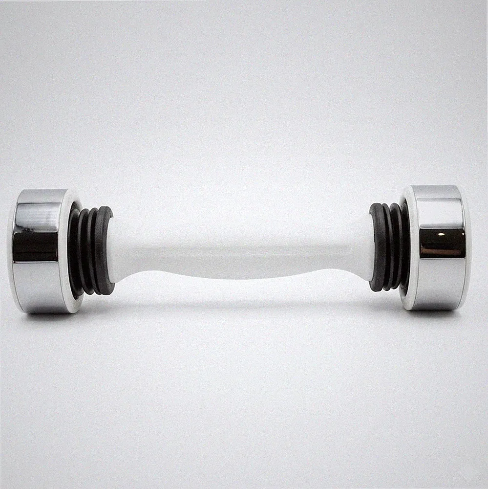 2.5 lb Shake Weight for Women Weight Dumbbell White/Silver/Black Metal & Plastic