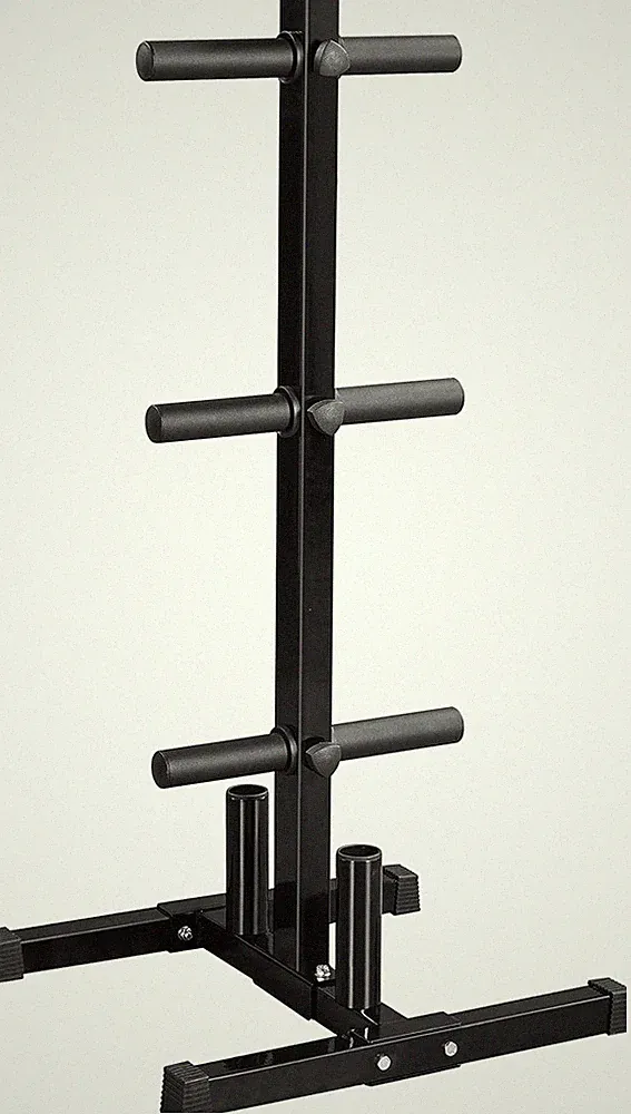 2-inch Barbell Plate and Dumbbell Racks Tree Olympic Plate Rack Weight Bumper