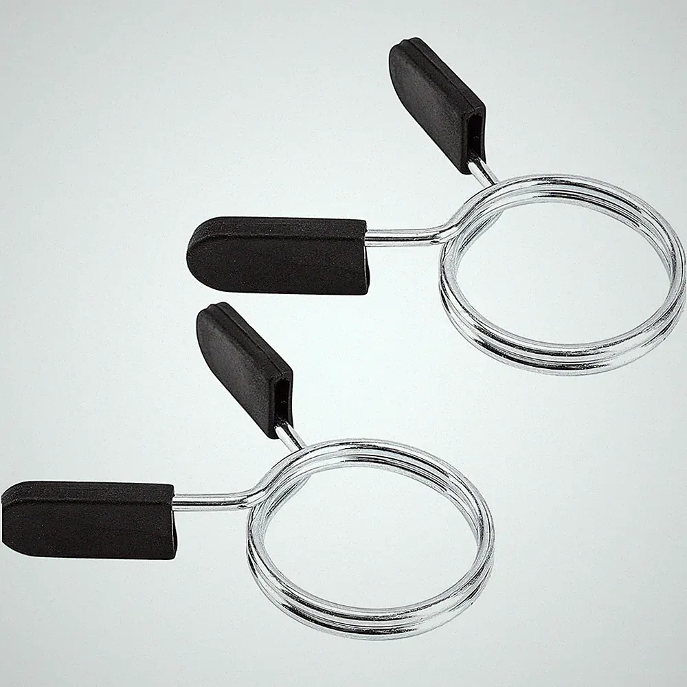 2 Inch Olympic Barbell Spring Collars Dumbbell Weight Bar Clips Lock Gym Fitness