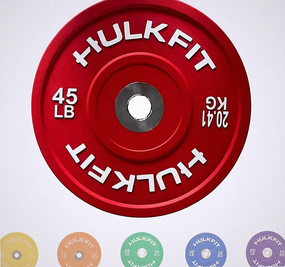 2-Inch Sport Series Olympic Weight Plates Bumper Plates for Barbell Weightliftin