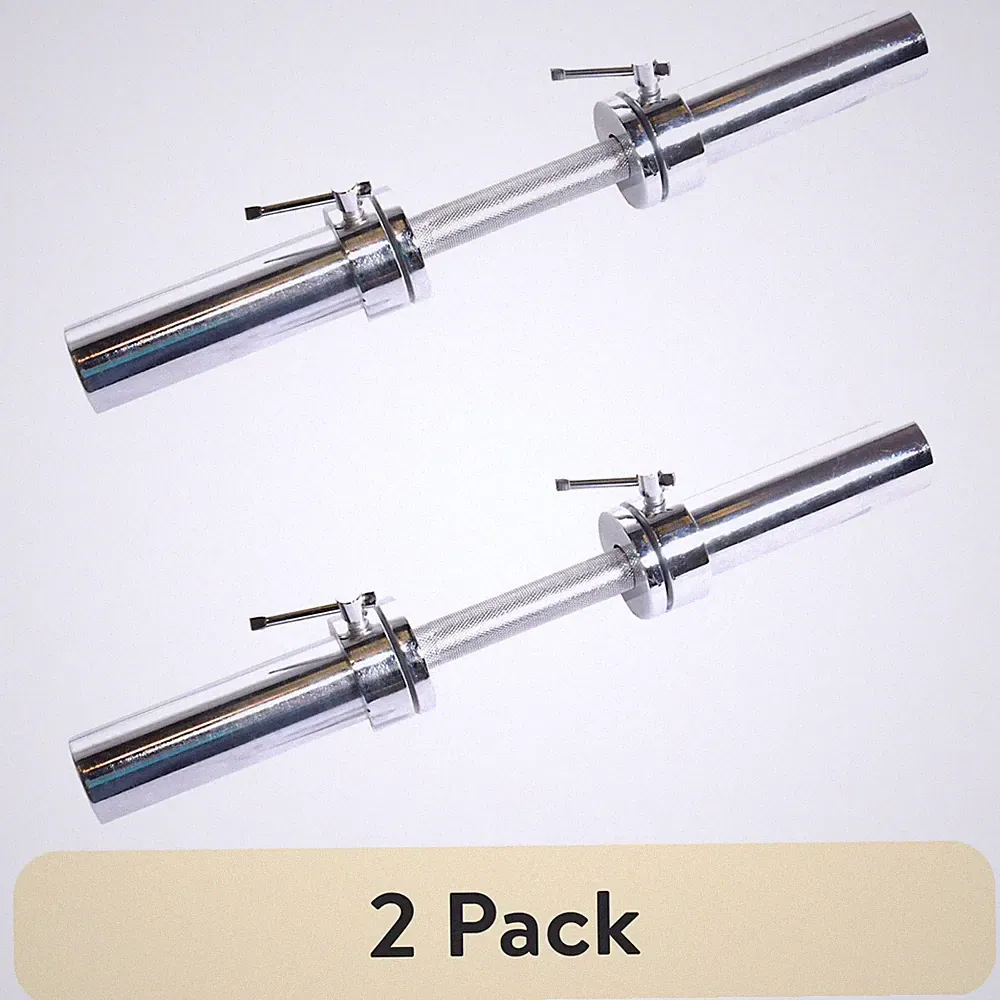(2 pack) CAP Barbell 16in Single Olympic Dumbbell Handle