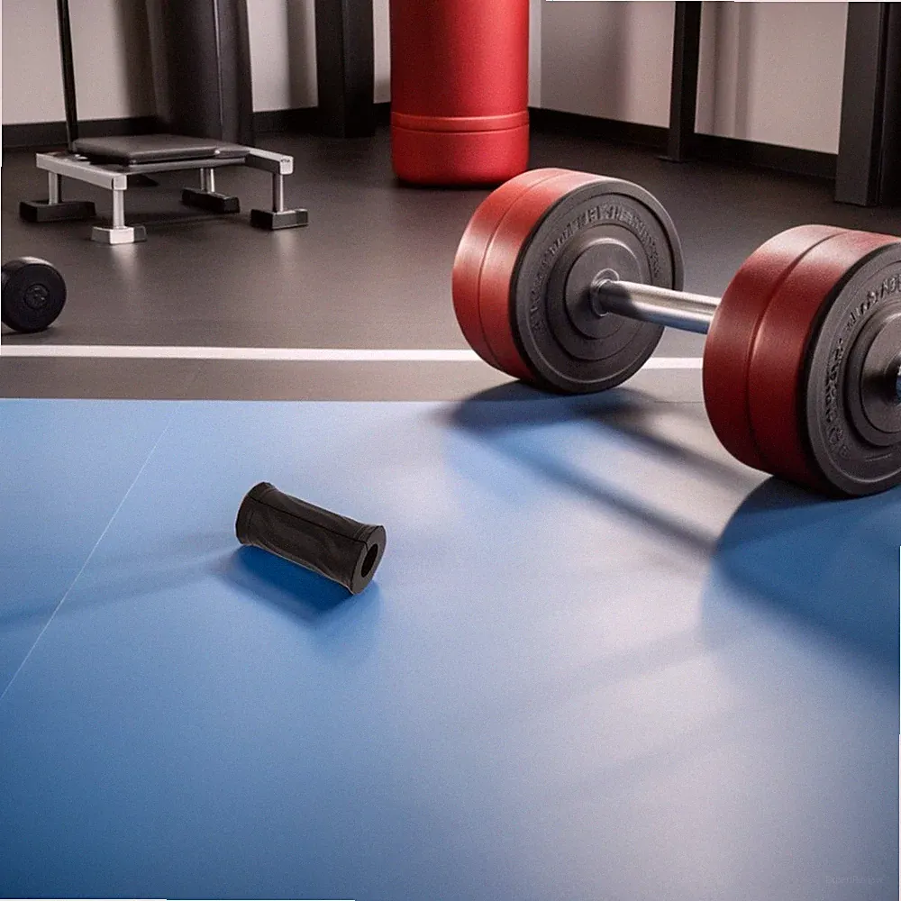 2 Pcs Silicone Dumbbell Grips Barbell Covers for Weight Lifting Pad