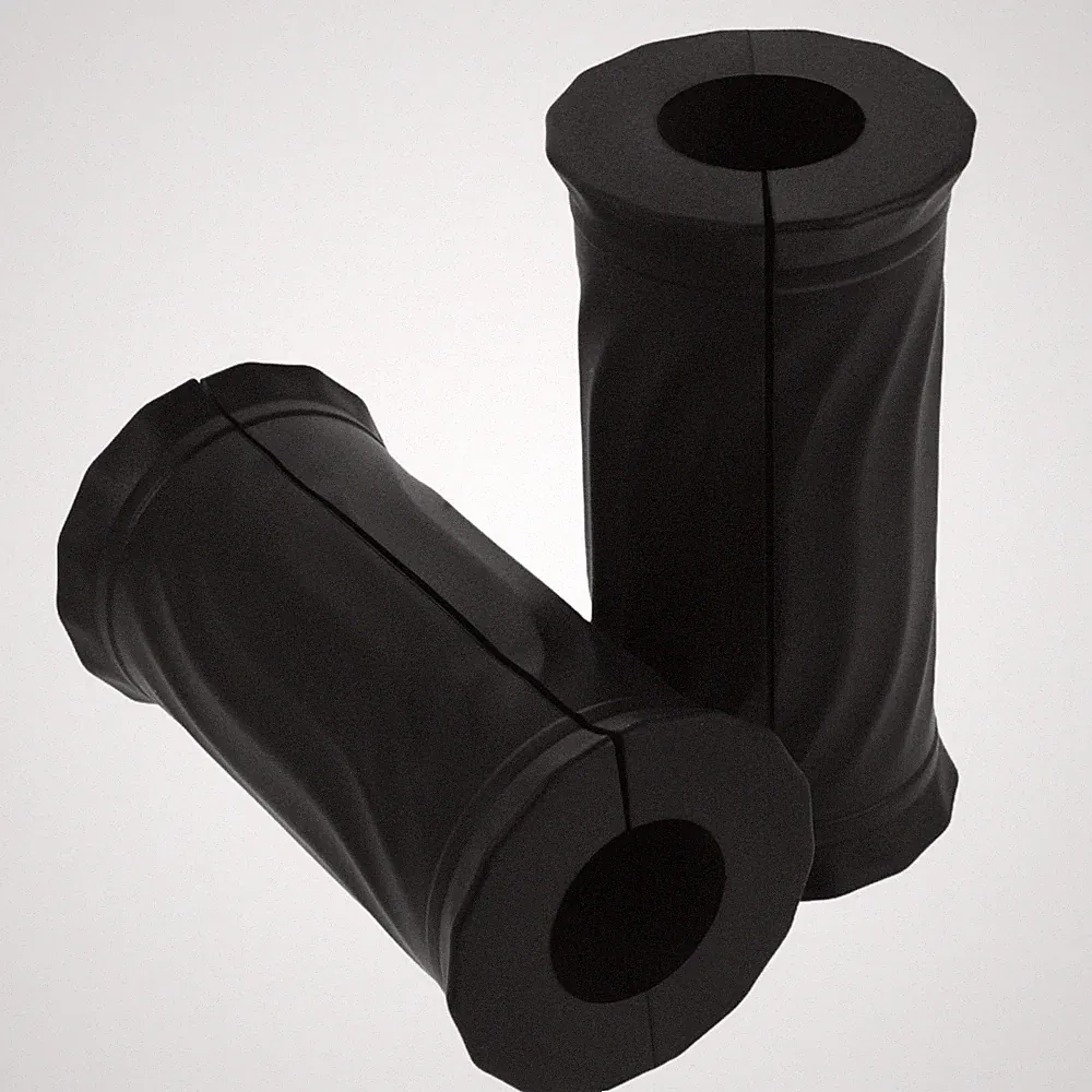 2 Pcs Silicone Dumbbell Grips Barbell for Weight Lifting Clutch Covers