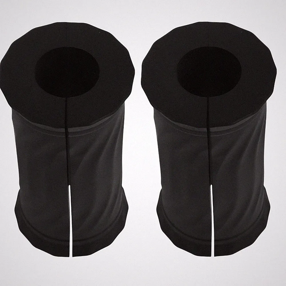2 Pcs Silicone Dumbbell Grips Handle Protectors Barbell for Hands Pads