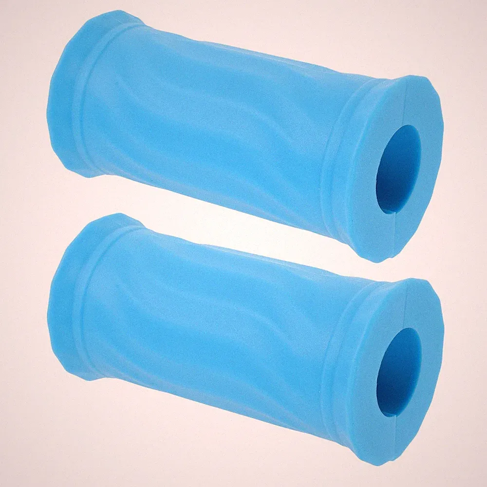 2 Pcs Silicone Dumbbell Grips Replacement for Weights Bar Weightlifting Barbell