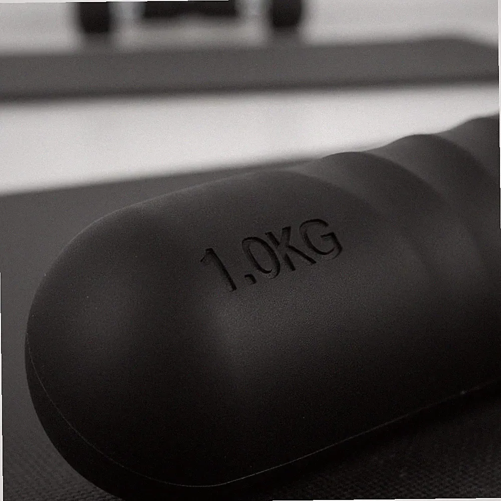 2 Pieces Silicone Dumbbell Bar Easy to Hold Dumbbell Pair Home Workout