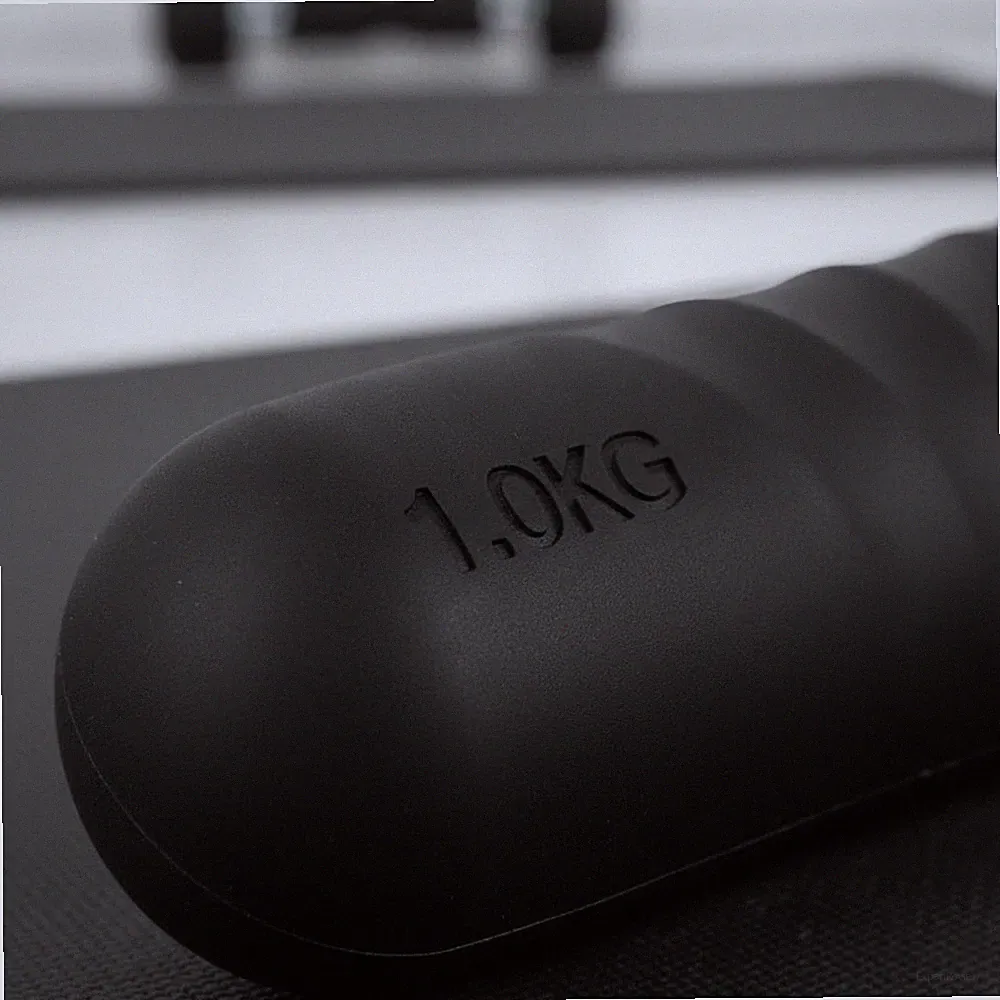 2 Pieces Silicone Dumbbell Bar Easy to Hold Dumbbell Pair Home Workout