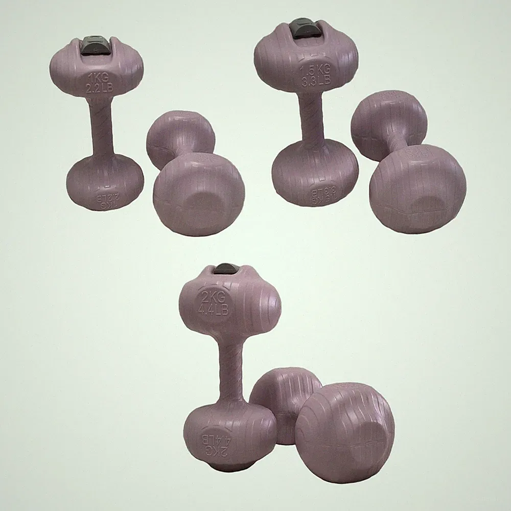 2 Pieces Water Filled Dumbbell Youth Ergonomic Handle Multifunctional Kids