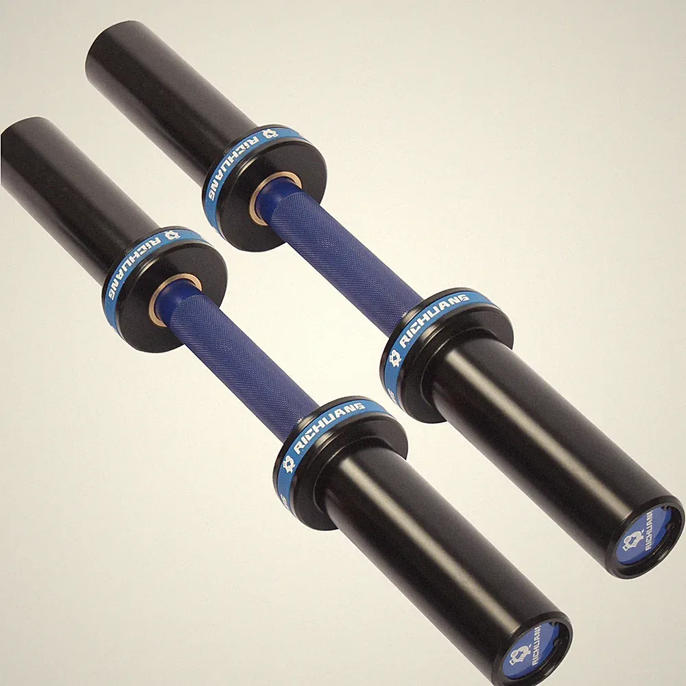 20" 16" Olympic Dumbbell Handles 28mm Pair A3 Steel Ceramic Coating for Home Gym