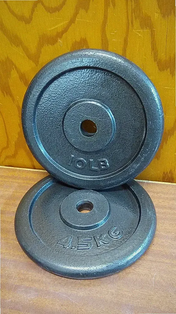 20 Lb 9 Kg Plate Weights Barbell Dumbbell 1"