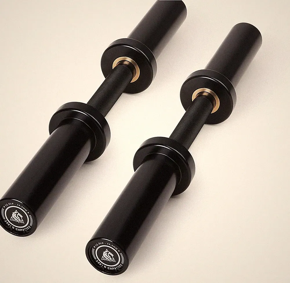 20” Loadable Dumbbells Pairs in Grade Heavy Duty Olympic Dumbbell Bar