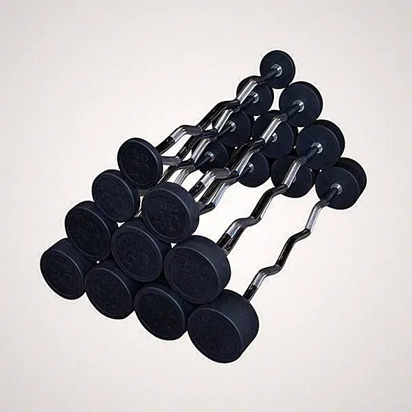 200lb Fixed Weight EZ Curl Set Body-Solid SBZS200 20-60 lbs in 10 lb increments