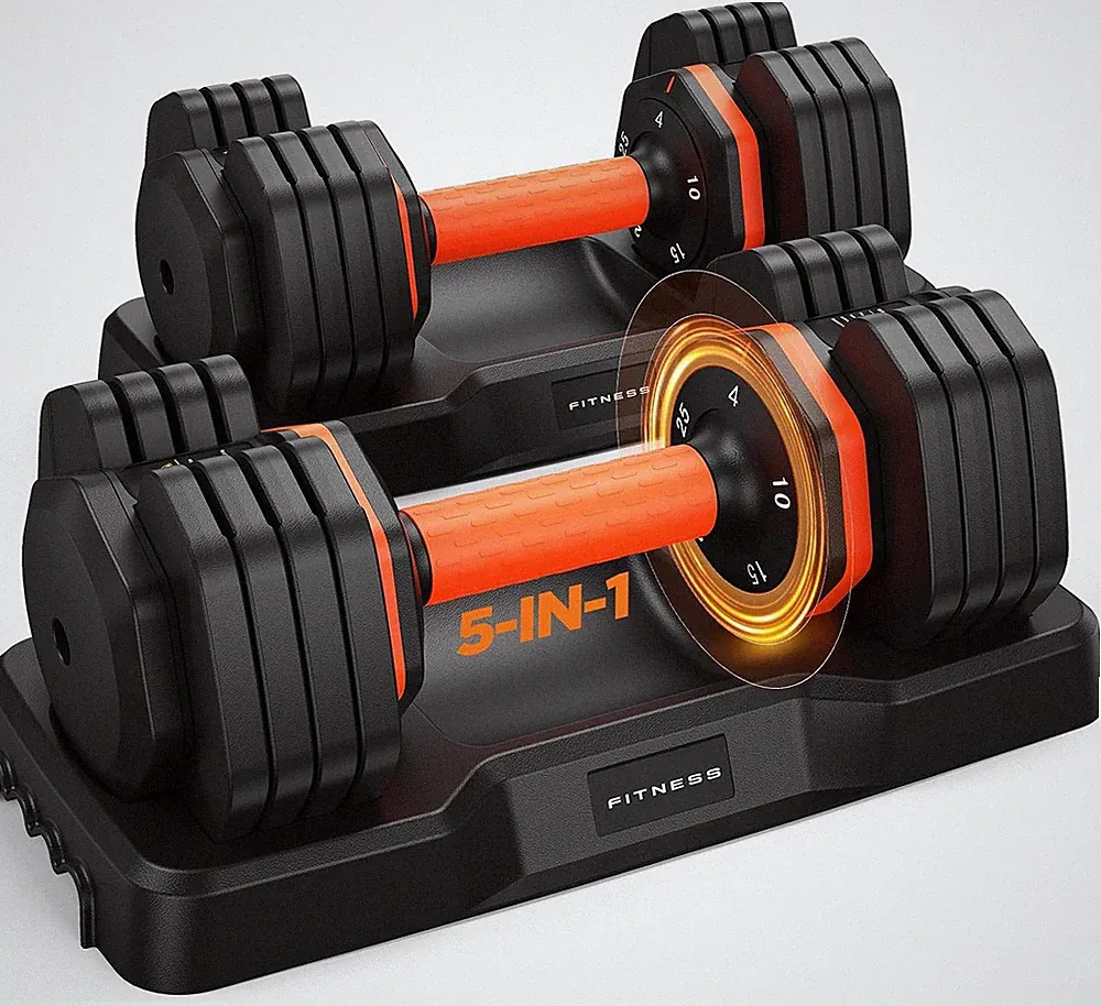 2026 FDB2 Updated Adjustable Dumbbell Set of 2, 110Lbs/50Lbs Weights Dumbbell Se