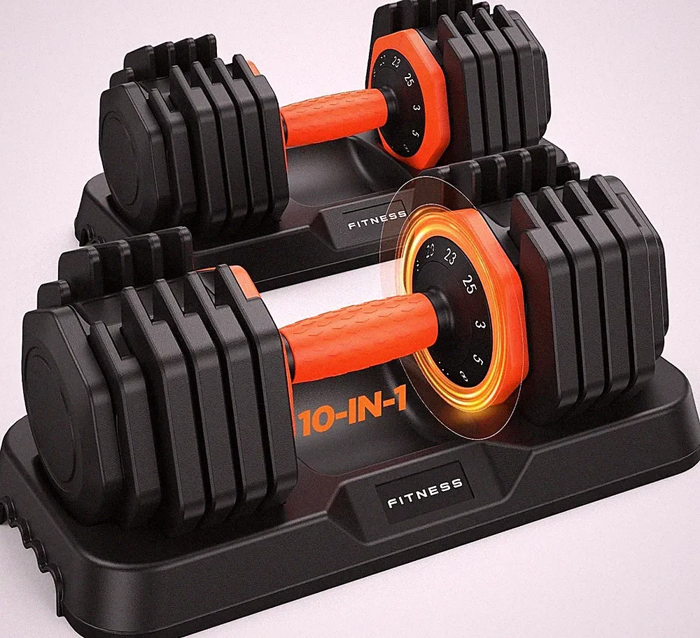 2026 FDB2 Updated Adjustable Dumbbell Set of 2 110lbs/50lbs Weights Dumbbell Set