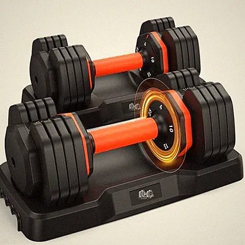 2026 Updated Adjustable Dumbbell Set of 2, 110lbs/50lbs Weights Dumbbell Set