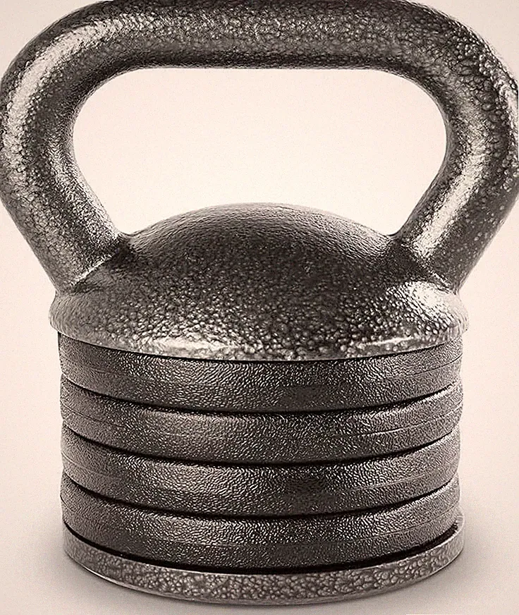 20lb Adjustable Exercise Kettlebell Weight Set Strength Training Weightlifting