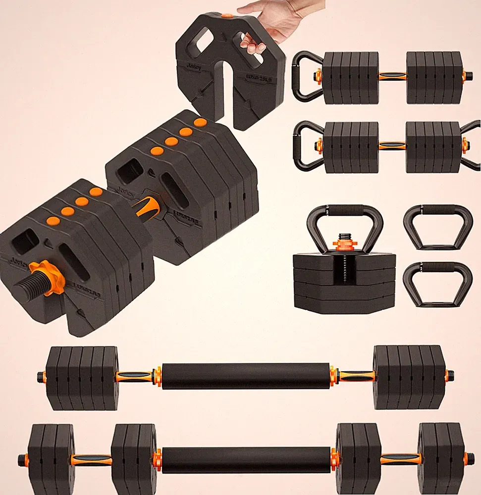 20LBS 30LBS 40LBS Dumbbell Set Adjustable Dumbbells Weights Set for Home Gym