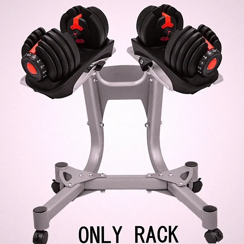 220LBS Adjustable Double Dumbbell Rack Stand Metal Dumbbell Holder Weight Rack