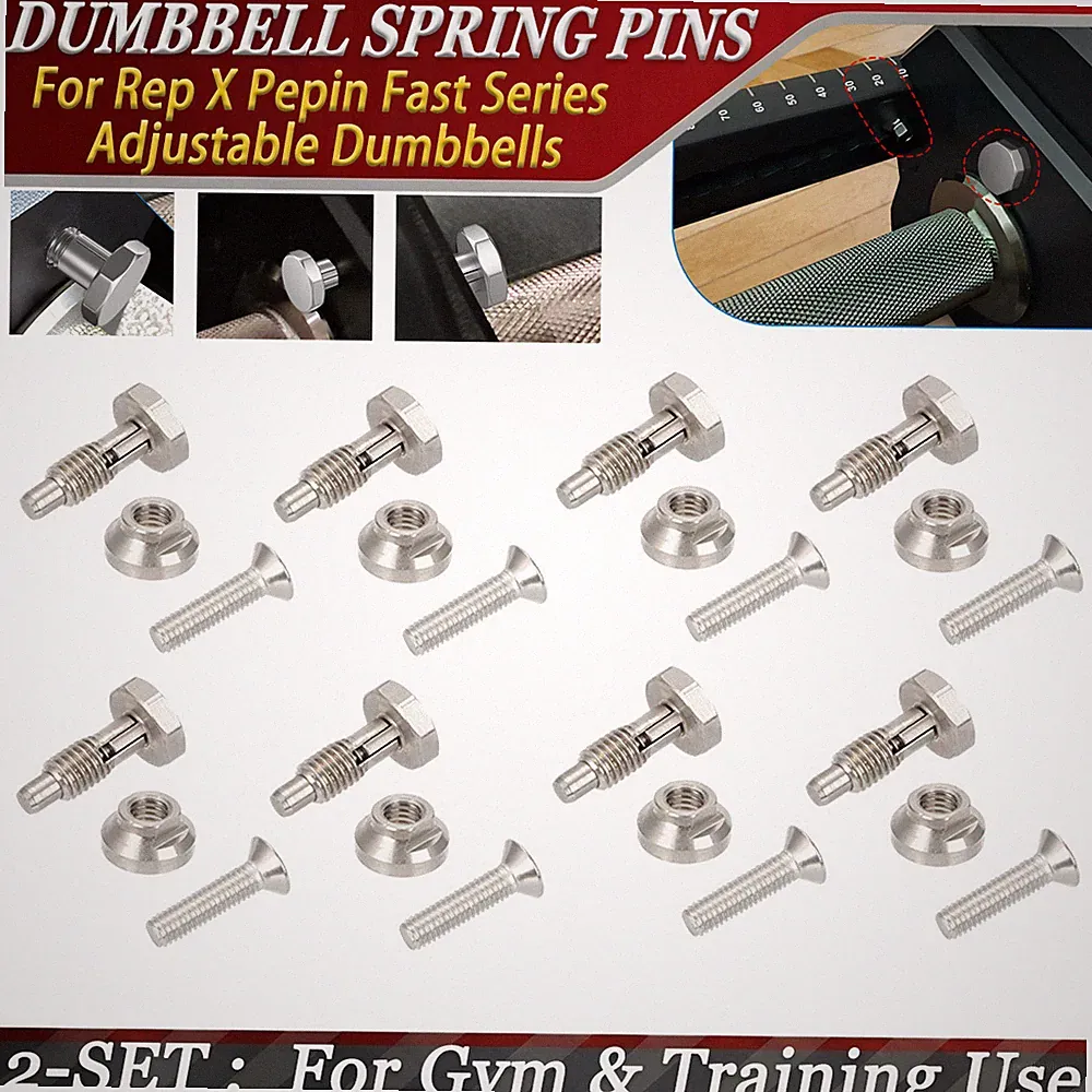 24 For REP X PEPIN Dumbbell Upgrade Enhanced Spring Pin Weight Adjustment Slider